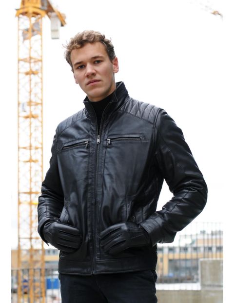 Smart - Lamb Copper Leather - Man - Black