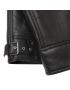 Genuine Shearling Sheepskin Bomber Jacket: B3 Black / White, Authentic Shearling Aviator Jacket