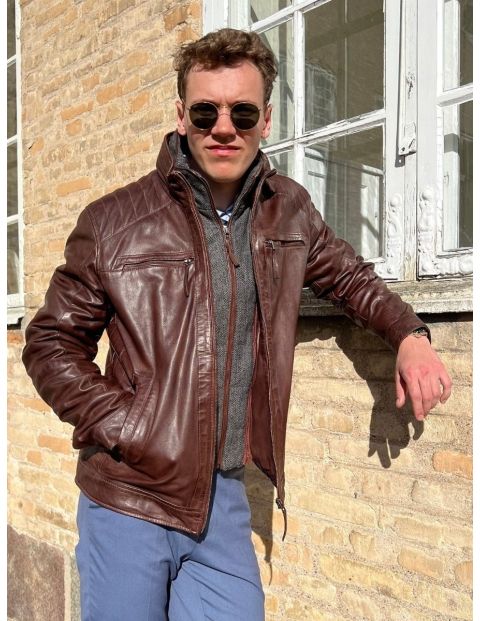 Smart - Lamb Copper Leather - Man - Copper Brown