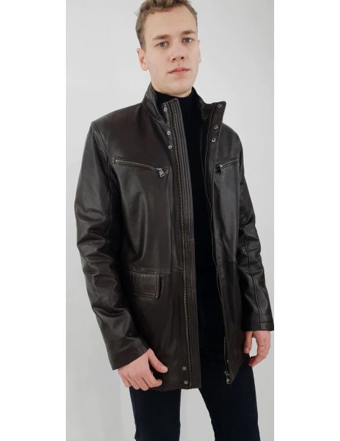 Marvin - Lamb Malli Leather - Man - Beautiful Brown