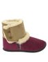 Reversed Sheepskin Bootie Slippers: 3 Colors