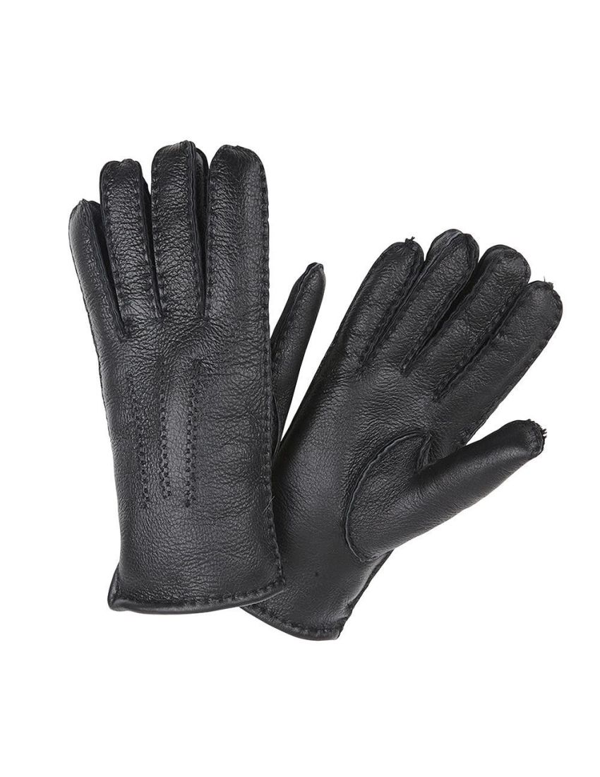 Draper of Glastonbury Men's Black Nappa Gloves