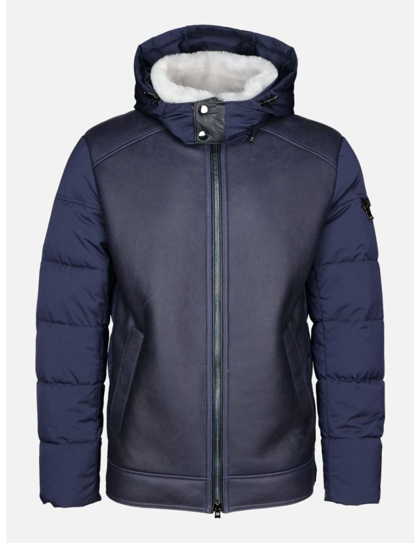 Levinsky Shearling Hooded Jacket 